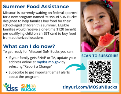 summer food assistance scan